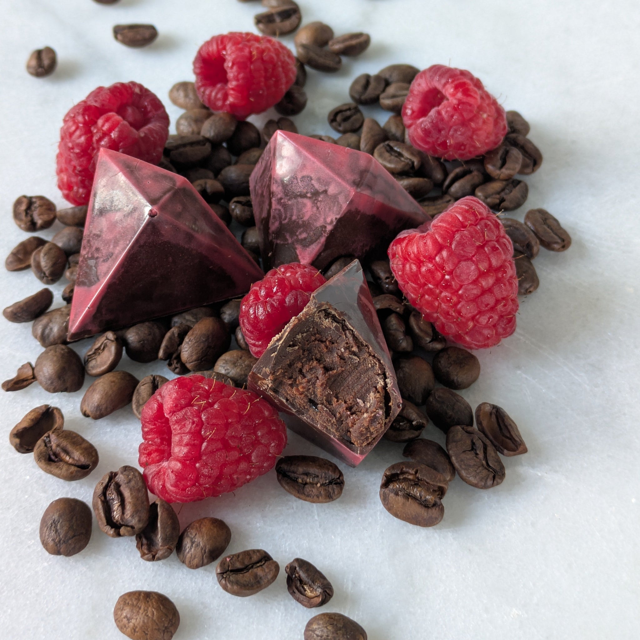 Vegan truffle 6 pack – Pyroclastic Chocolate
